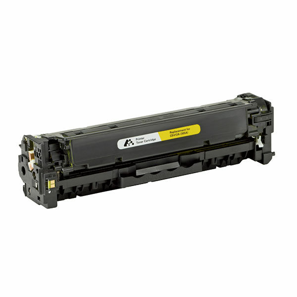 Media Sciences Remanufactured Yellow Toner Cartridge (Alternative for HP CE412A 305A) (2600 Yield)