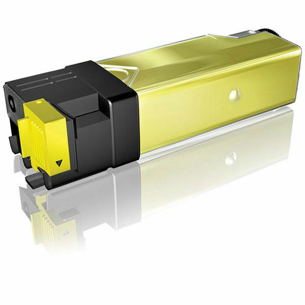 Media Sciences Remanufactured High Yield Yellow Toner Cartridge (Alternative for Xerox 106R01596) (2500 Yield)