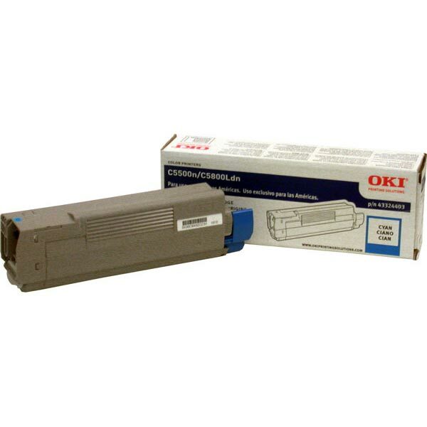 OKI High Yield Cyan Toner Cartridge (5000 Yield)