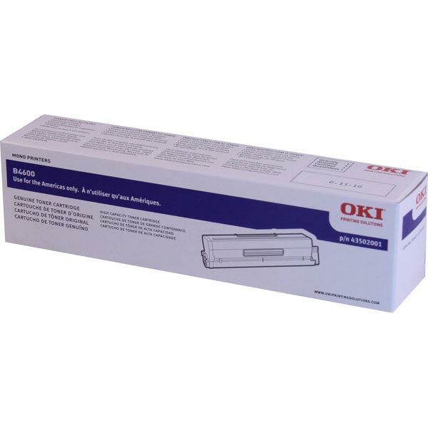 OKI High Yield Toner Cartridge (7000 Yield) (For Use in Model B4600)