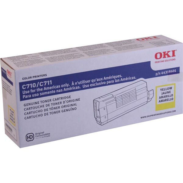 OKI Yellow Toner Cartridge (11500 Yield)