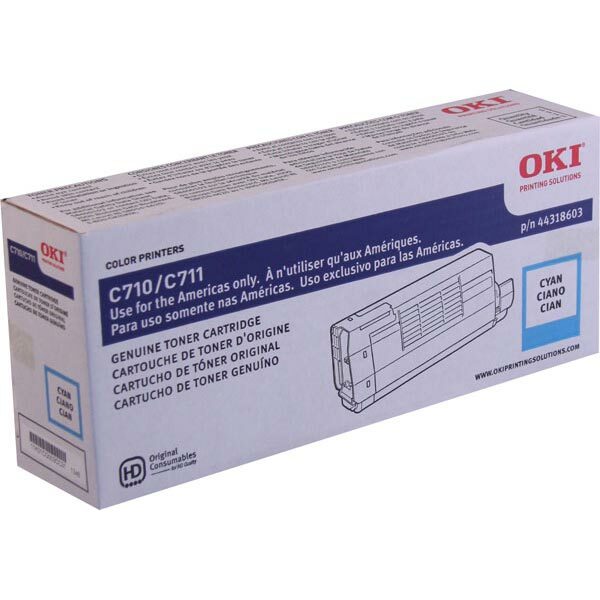 OKI Cyan Toner Cartridge (11500 Yield)