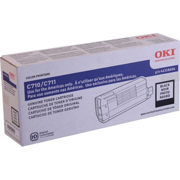 OKI Black Toner Cartridge (11000 Yield)