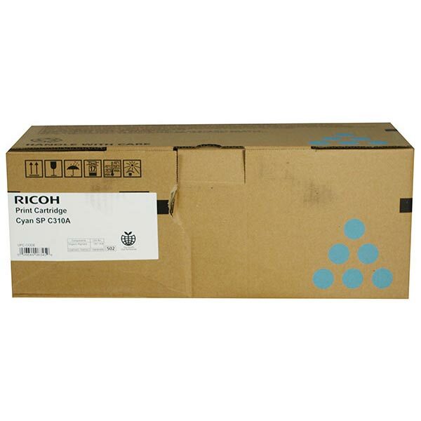 Ricoh Cyan Toner Cartridge (2500 Yield) (Type SPC310A)